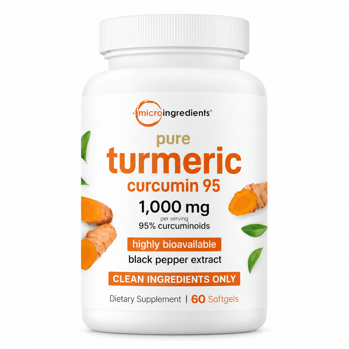 Cúrcuma + Pimienta Negra y Jengibre · 60 cápsulas